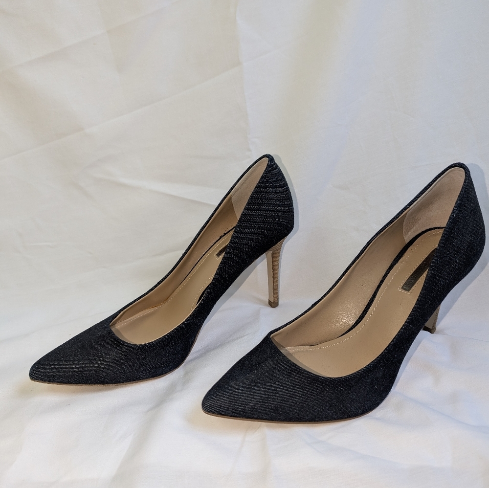 Zara Denim Pumps - Size 6